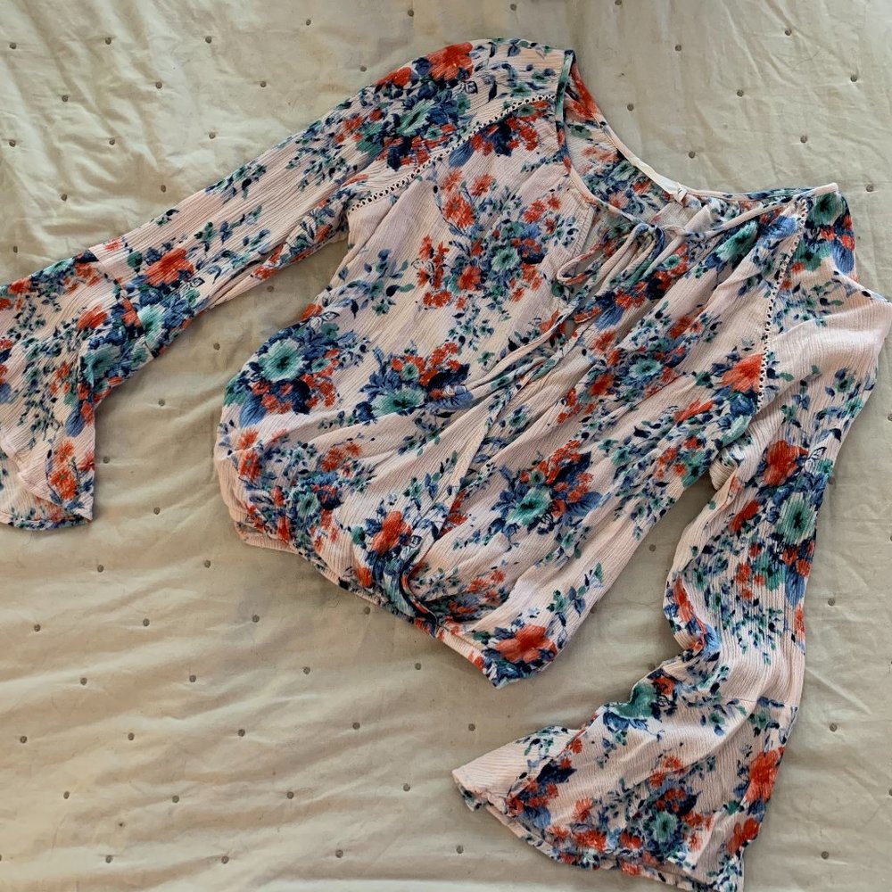 Lush (from Vici Collection) Floral Blouse
